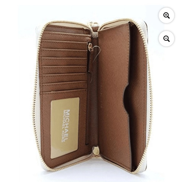 Michael Kors Flat Phone Case Wallet, Jet Set Travel large Multifunction Wristlet - Picture 4 of 9